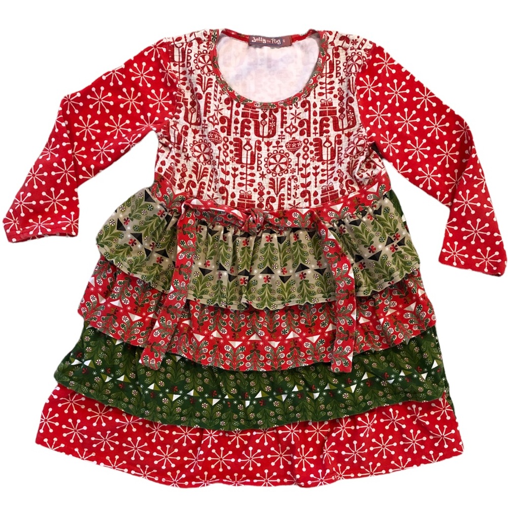 Jelly the Pug • Holiday Collection Brook Knit Dress - 6